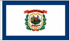 West Virginia Table Flags